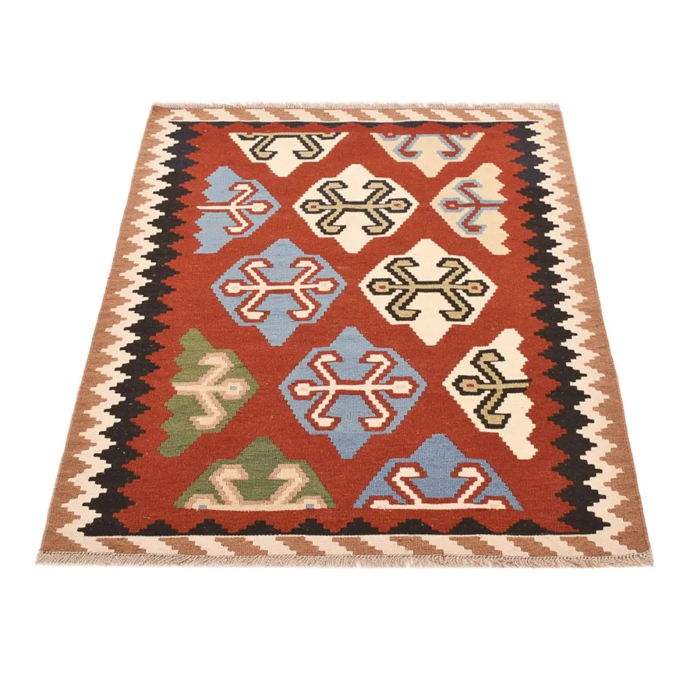 Kelimteppe - Orientalsk - 146 x 100 cm - flerfarget