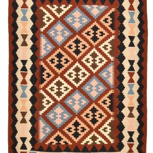 Kelimteppe - Orientalsk - 146 x 100 cm - flerfarget