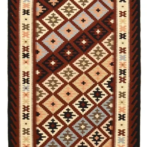 Kelimteppe - Orientalsk - 146 x 102 cm - flerfarget