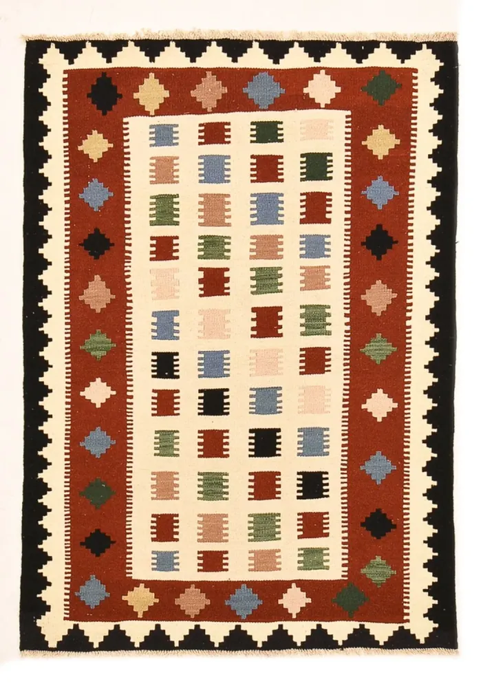 Kelimteppe - Orientalsk - 146 x 103 cm - flerfarget