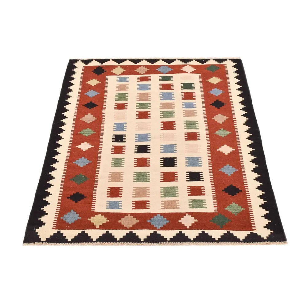Kelimteppe - Orientalsk - 146 x 103 cm - flerfarget