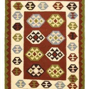 Kelimteppe - Orientalsk - 146 x 103 cm - flerfarget