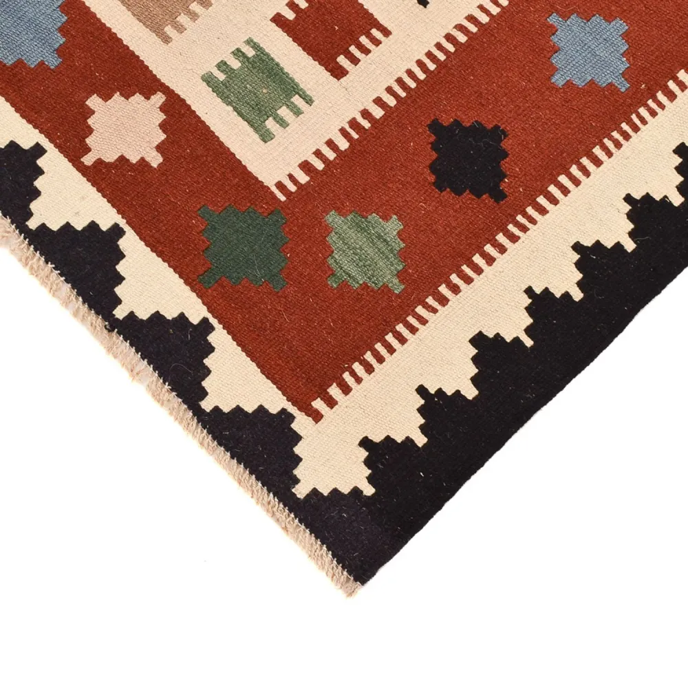 Kelimteppe - Orientalsk - 146 x 103 cm - flerfarget