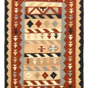 Kelimteppe - Orientalsk - 146 x 104 cm - flerfarget