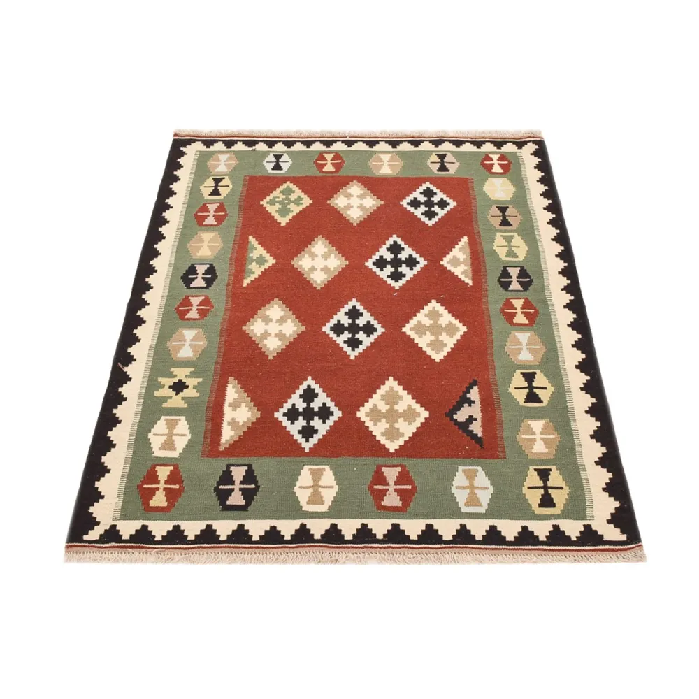 Kelimteppe - Orientalsk - 146 x 110 cm - flerfarget