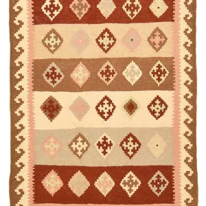Kelimteppe - Orientalsk - 147 x 100 cm - flerfarget
