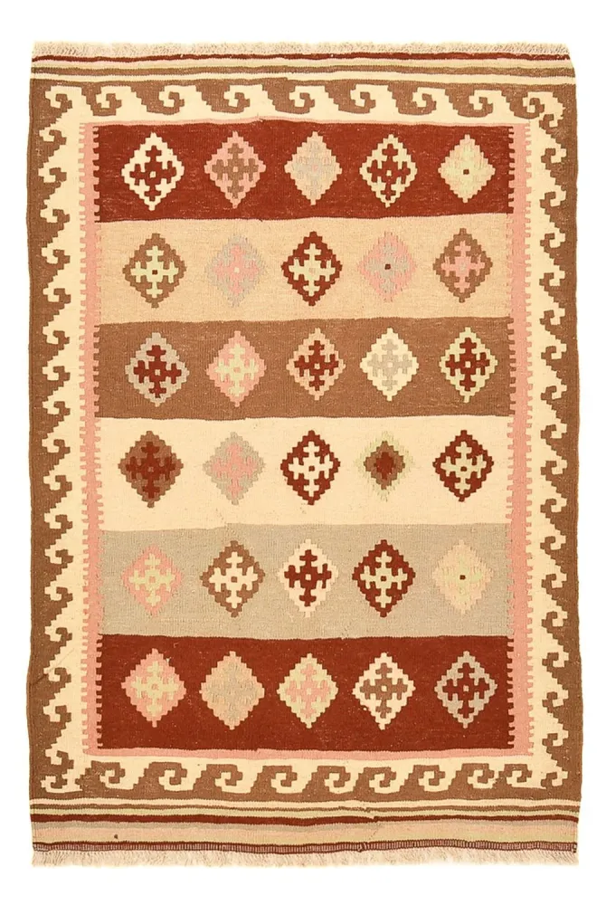 Kelimteppe - Orientalsk - 147 x 100 cm - flerfarget