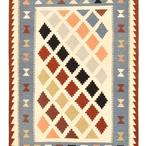 Kelimteppe - Orientalsk - 147 x 100 cm - flerfarget
