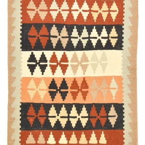 Kelimteppe - Orientalsk - 147 x 100 cm - flerfarget