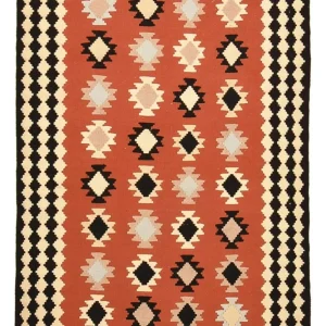 Kelimteppe - Orientalsk - 147 x 100 cm - flerfarget