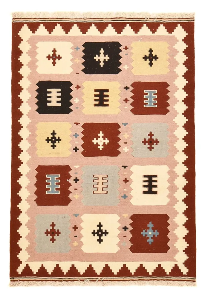 Kelimteppe - Orientalsk - 147 x 103 cm - flerfarget