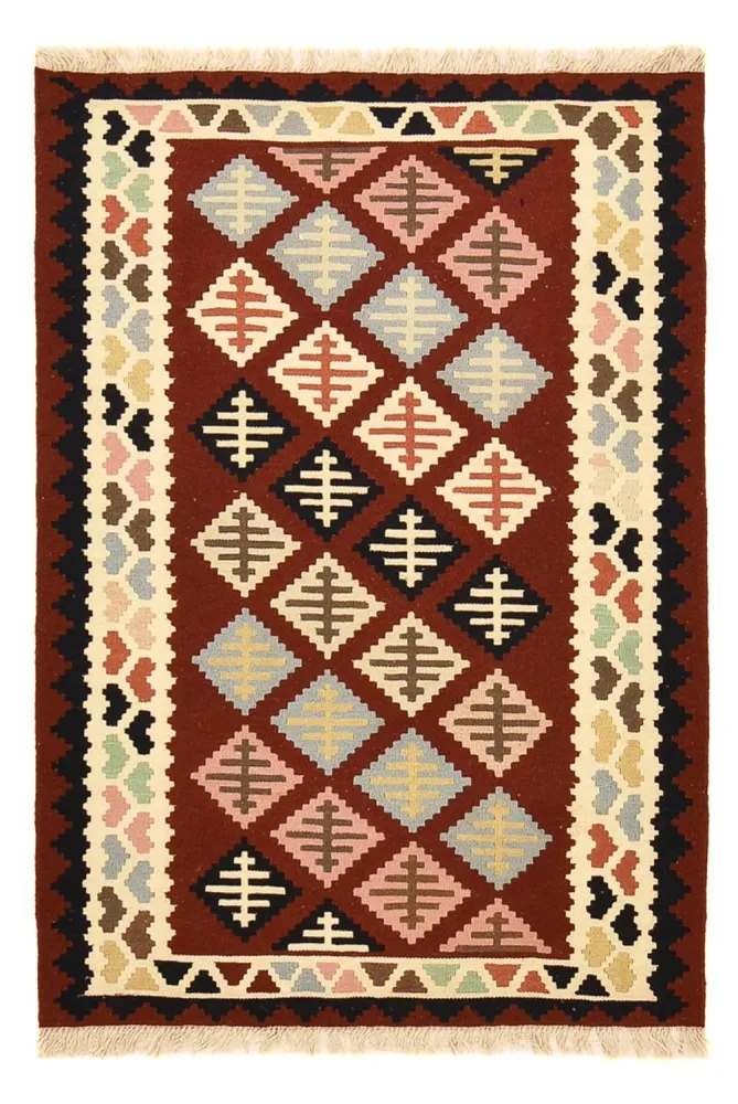 Kelimteppe - Orientalsk - 147 x 103 cm - flerfarget