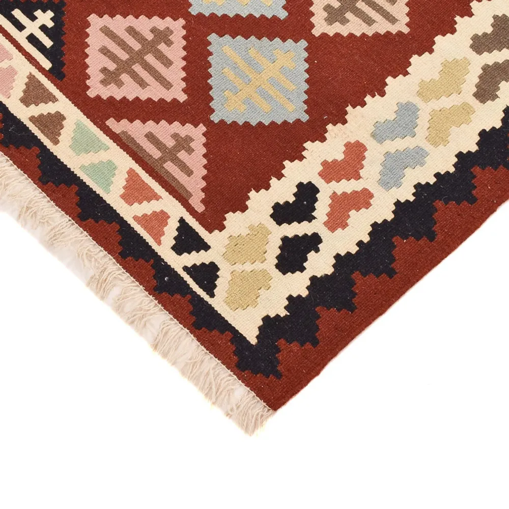 Kelimteppe - Orientalsk - 147 x 103 cm - flerfarget