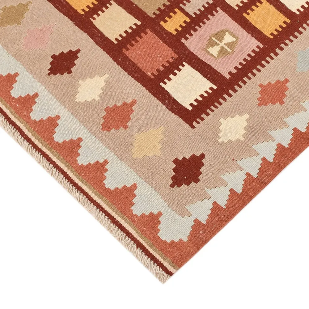 Kelimteppe - Orientalsk - 147 x 103 cm - flerfarget
