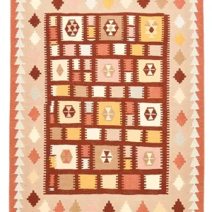 Kelimteppe - Orientalsk - 147 x 103 cm - flerfarget