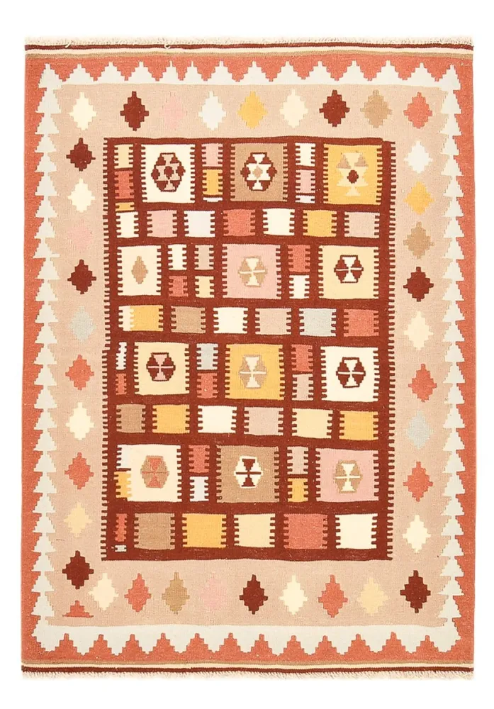 Kelimteppe - Orientalsk - 147 x 103 cm - flerfarget