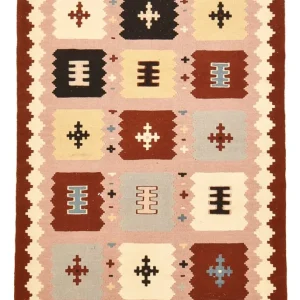 Kelimteppe - Orientalsk - 147 x 103 cm - flerfarget