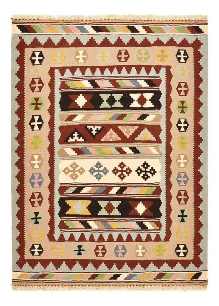 Kelimteppe - Orientalsk - 147 x 105 cm - flerfarget