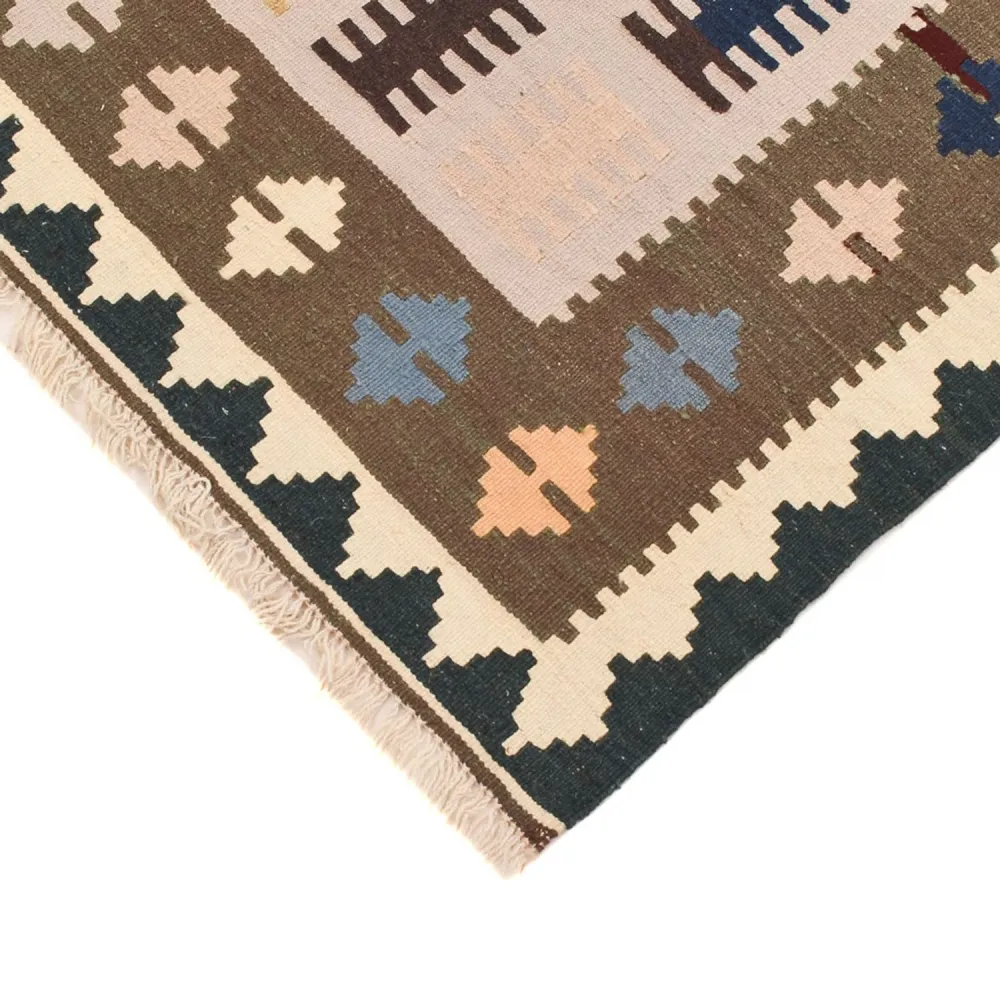 Kelimteppe - Orientalsk - 147 x 97 cm - flerfarget