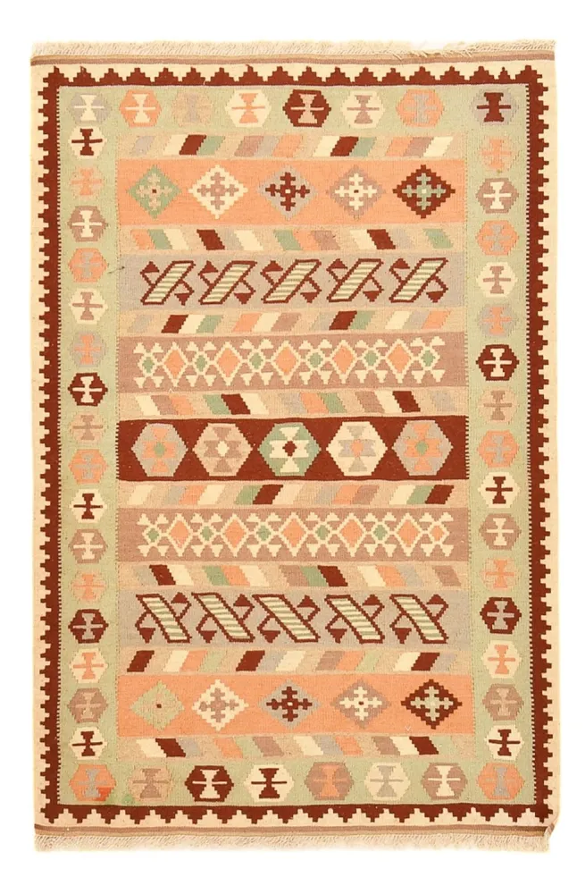 Kelimteppe - Orientalsk - 147 x 98 cm - flerfarget