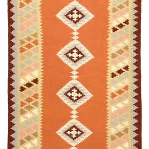 Kelimteppe - Orientalsk - 148 x 100 cm - flerfarget