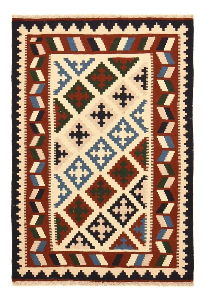 Kelimteppe - Orientalsk - 148 x 100 cm - flerfarget