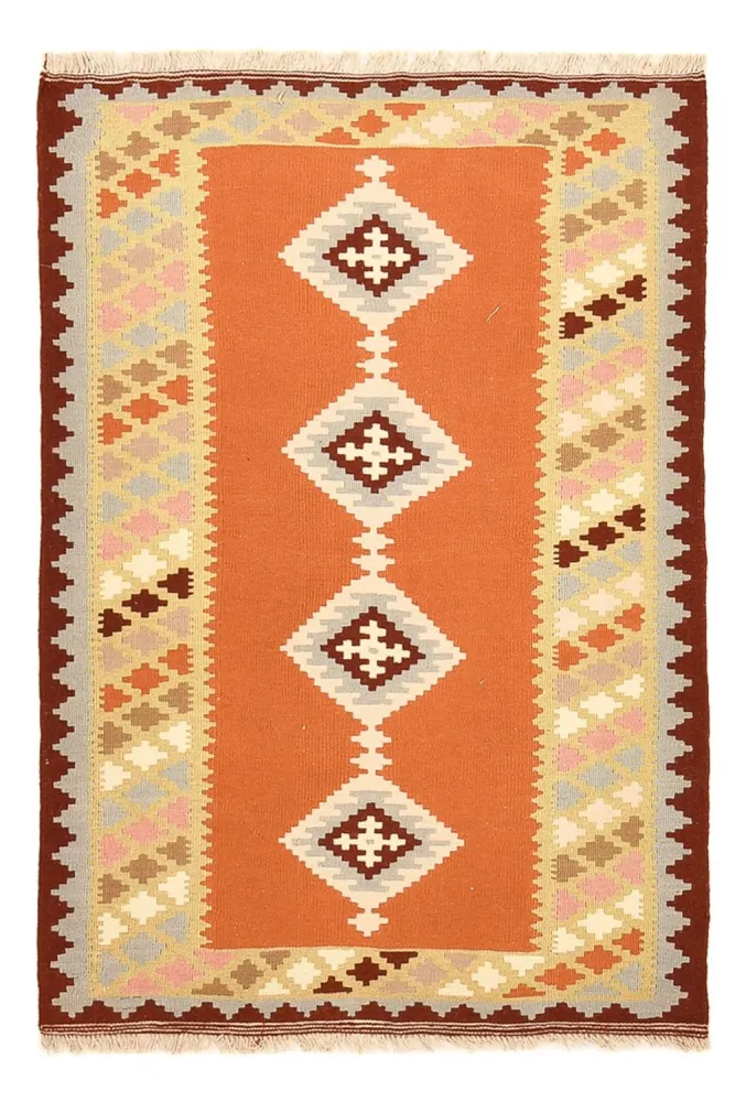 Kelimteppe - Orientalsk - 148 x 100 cm - flerfarget