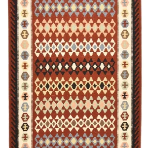 Kelimteppe - Orientalsk - 148 x 100 cm - flerfarget