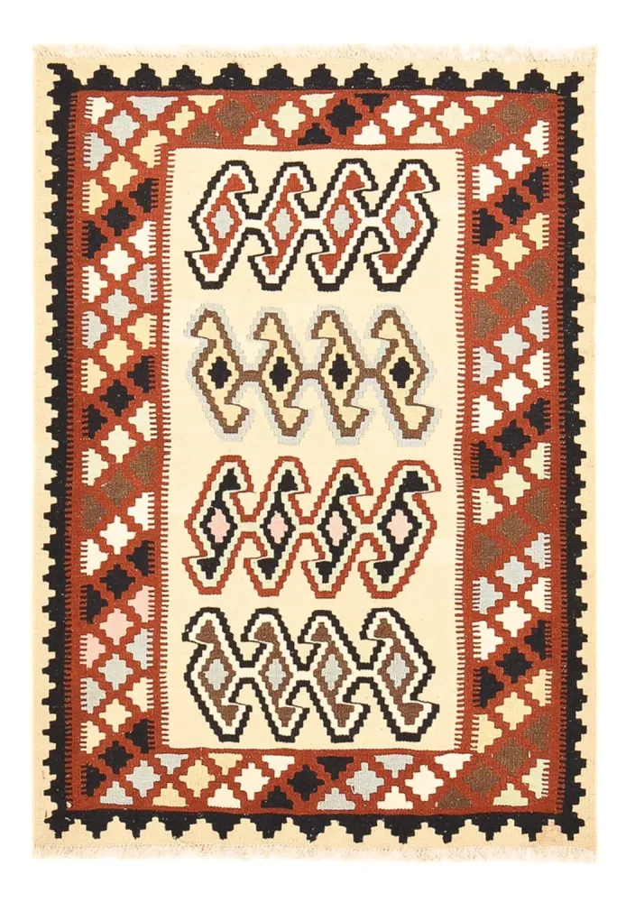 Kelimteppe - Orientalsk - 148 x 105 cm - flerfarget