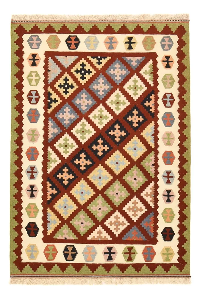 Kelimteppe - Orientalsk - 148 x 105 cm - flerfarget