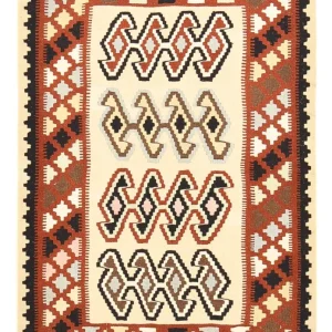 Kelimteppe - Orientalsk - 148 x 105 cm - flerfarget