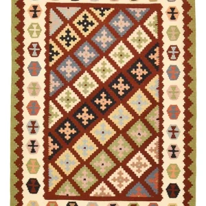 Kelimteppe - Orientalsk - 148 x 105 cm - flerfarget