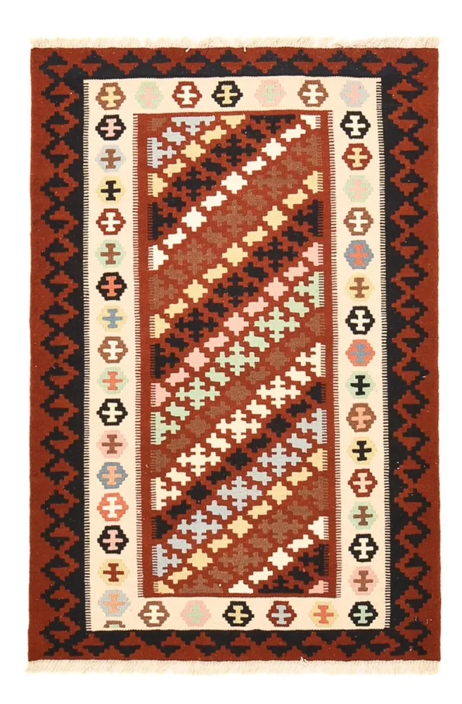 Kelimteppe - Orientalsk - 150 x 100 cm - flerfarget