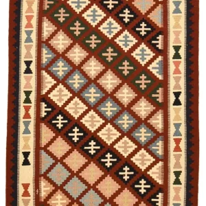 Kelimteppe - Orientalsk - 150 x 100 cm - flerfarget