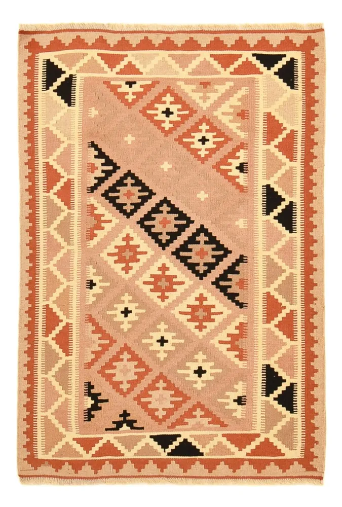 Kelimteppe - Orientalsk - 150 x 100 cm - flerfarget