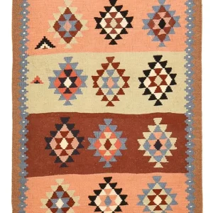 Kelimteppe - Orientalsk - 150 x 100 cm - flerfarget