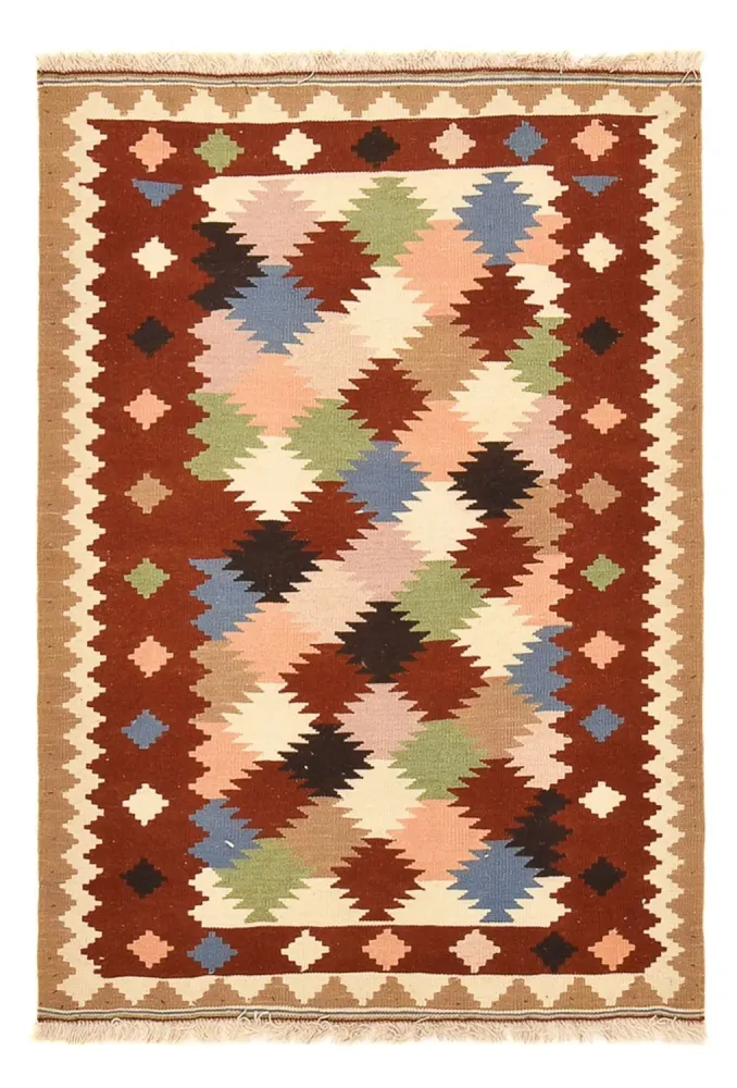Kelimteppe - Orientalsk - 150 x 102 cm - flerfarget