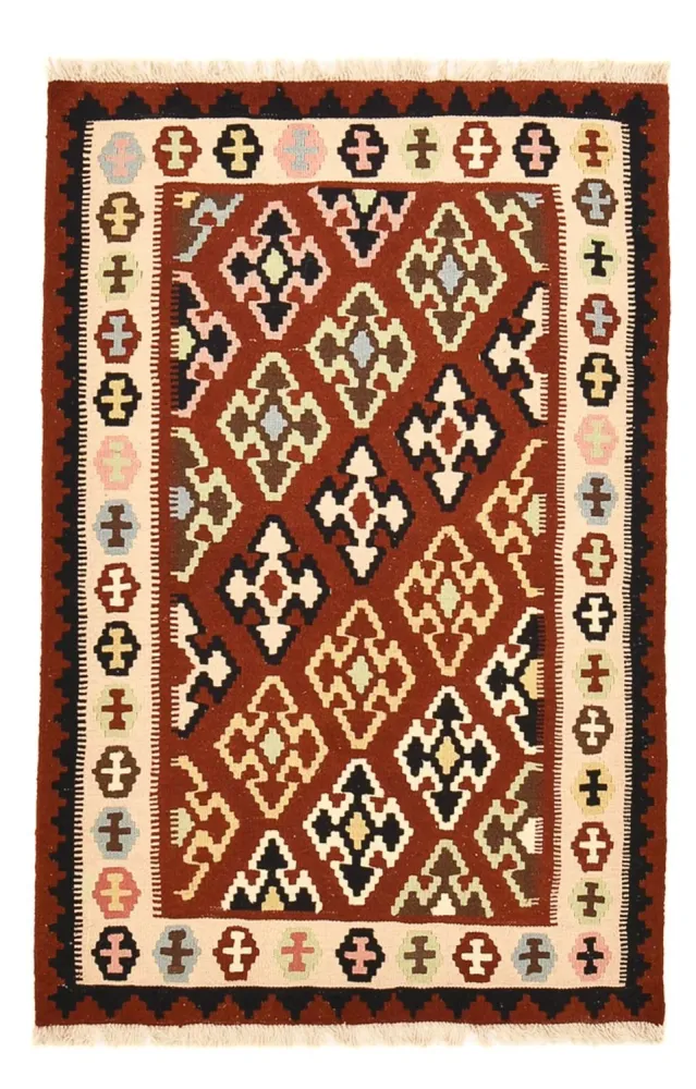 Kelimteppe - Orientalsk - 150 x 102 cm - flerfarget