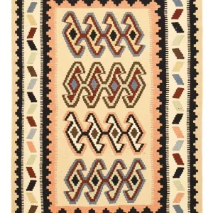 Kelimteppe - Orientalsk - 150 x 103 cm - flerfarget
