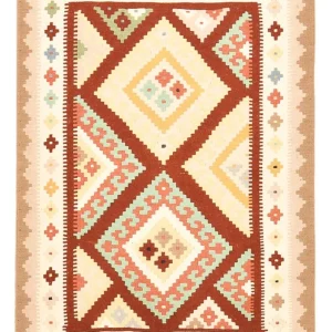 Kelimteppe - Orientalsk - 150 x 103 cm - flerfarget
