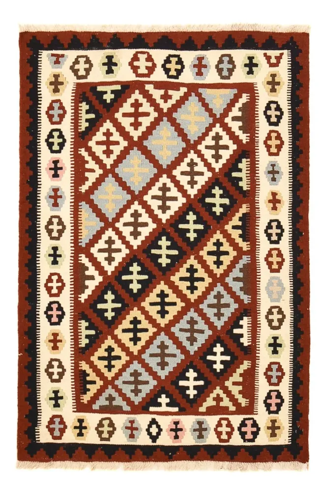 Kelimteppe - Orientalsk - 150 x 104 cm - flerfarget