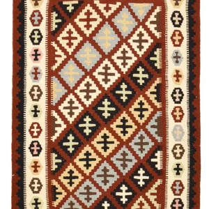Kelimteppe - Orientalsk - 150 x 104 cm - flerfarget