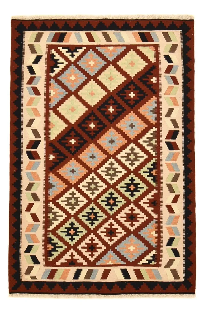 Kelimteppe - Orientalsk - 150 x 104 cm - flerfarget