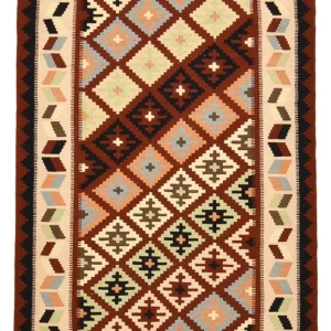 Kelimteppe - Orientalsk - 150 x 104 cm - flerfarget