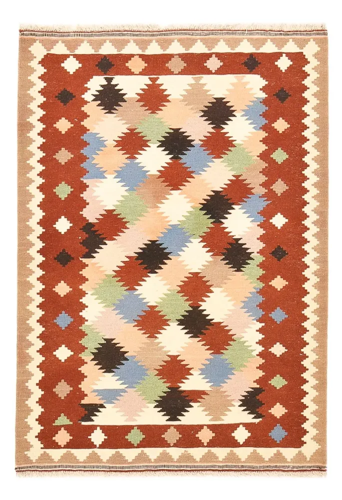 Kelimteppe - Orientalsk - 150 x 105 cm - flerfarget