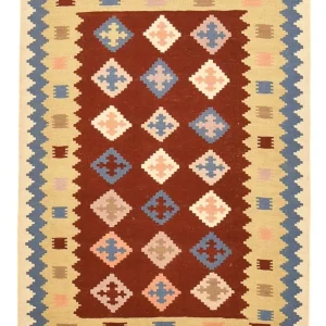 Kelimteppe - Orientalsk - 150 x 105 cm - flerfarget