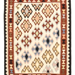 Kelimteppe - Orientalsk - 150 x 105 cm - flerfarget