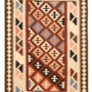 Kelimteppe - Orientalsk - 150 x 105 cm - flerfarget
