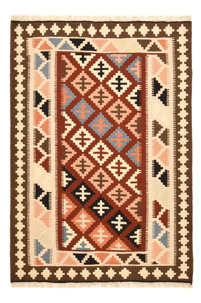 Kelimteppe - Orientalsk - 150 x 105 cm - flerfarget