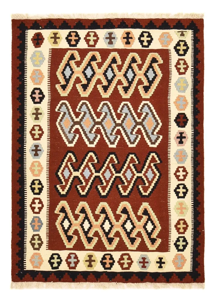 Kelimteppe - Orientalsk - 150 x 105 cm - flerfarget